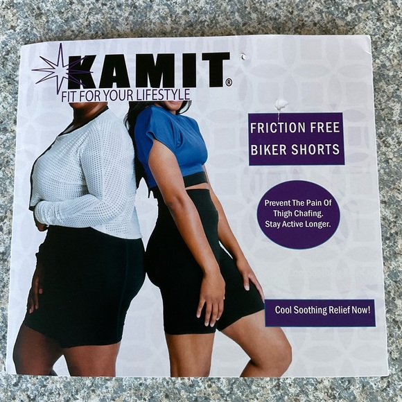 Kamit Women's Friction Free Biker Shorts - Picture 6 of 7